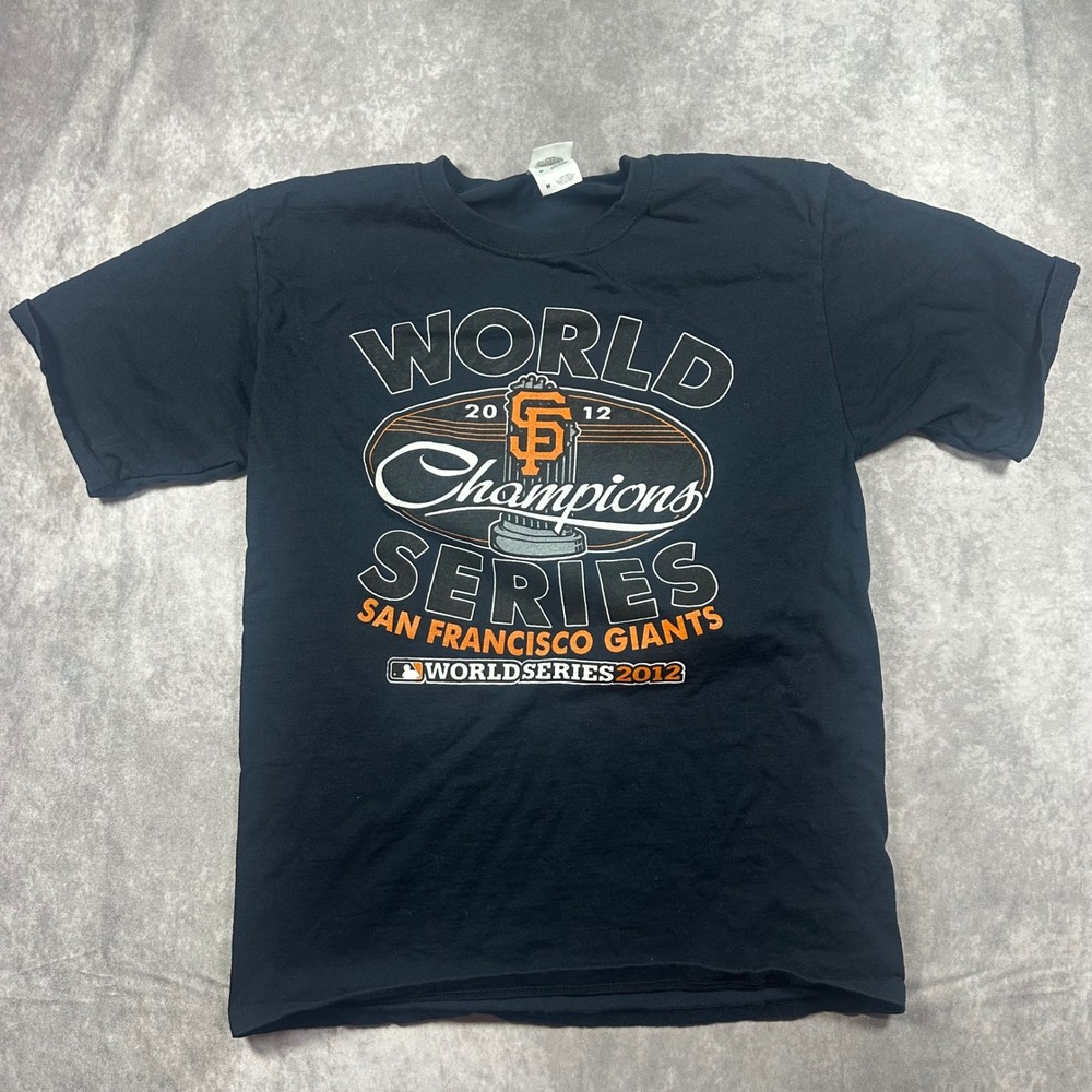 Fruit of the Loom San Francisco Giants 2012‎ World Series Champions Shirt MLB M